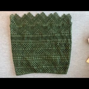 Beautiful Green Lace Skirt-size 4p